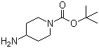 1-Boc-4-氨基哌啶分子结构 (CAS 87120-72-7)