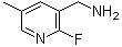 2-Fluoro-5-methyl-3-pyridinemethanamine molecular structure (CAS 871325-17-6)