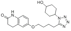 反式羟基西洛他唑分子结构 (CAS 87153-04-6)