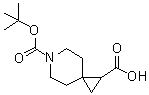 6-(叔丁氧羰基)-6-氮杂螺[2.5]辛烷-1-羧酸分子结构 (CAS 871727-05-8)