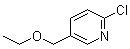 结构式 CAS# 871829-50-4, 2-氯-5-(乙氧基甲基)吡啶