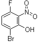 6-溴-3-氟-2-硝基苯酚分子结构 (CAS 872363-59-2)
