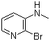 2-溴-N-甲基-3-氨基吡啶分子结构 (CAS 872492-60-9)