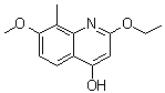 2-乙氧基-7-甲氧基-8-甲基-4-喹啉醇分子结构 (CAS 872496-85-0)
