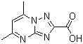 5,7-二甲基-[1,2,4]三唑并[1,5-a]嘧啶-2-羧酸分子结构 (CAS 87253-62-1)