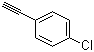 结构式 CAS# 873-73-4, 4-氯苯乙炔; 1-氯-4-乙炔基苯