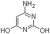4-氨基-2,6-二羟基嘧啶分子结构 (CAS 873-83-6)