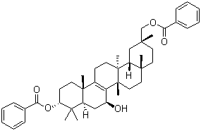 3,29-二苯甲酰基栝楼仁三醇分子结构 (CAS 873001-54-8)