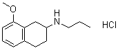 1,2,3,4-四氢-8-甲氧基-N-丙基-2-萘胺盐酸盐分子结构 (CAS 87394-71-6)