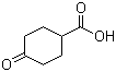 structure of CAS# 874-61-3, 4-Oxocyclohexanecarboxylic acid