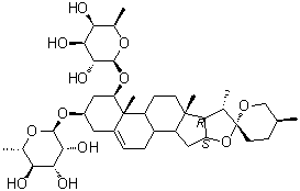 麦冬皂苷 B分子结构 (CAS 87425-34-1)