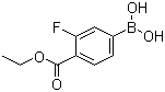4-(Ethoxycarbonyl)-3-fluorophenylboronic acid molecular structure (CAS 874288-38-7)