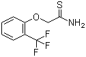 2-[2-(三氟甲基)苯氧基]硫代乙酰胺分子结构 (CAS 874804-03-2)