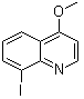 8-碘-4-甲氧基喹啉分子结构 (CAS 874831-34-2)