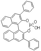 结构式 CAS# 874948-59-1, (11bS)-4-羟基-2,6-二苯基-二萘并[2,1-d:1',2'-f][1,3,2]二氧杂磷杂卓 4-氧化物