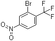 2-溴-4-硝基-1-(三氟甲基)苯分子结构 (CAS 875238-74-7)