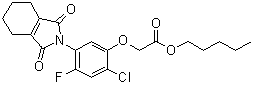 氟烯草酸分子结构 (CAS 87546-18-7)