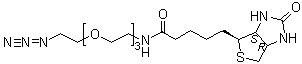 (3aS,4S,6aR)-N-[2-[2-[2-(2-叠氮乙氧基)乙氧基]乙氧基]乙基]六氢-2-氧代-1H-噻吩并[3,4-d]咪唑-4-戊酰胺分子结构 (CAS 875770-34-6)