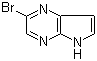 结构式 CAS# 875781-43-4, 5-溴-4,7-二氮杂吲哚