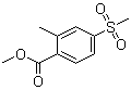 2-甲基-4-(甲基磺酰基)苯甲酸甲酯分子结构 (CAS 875895-64-0)