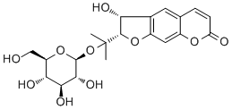 Smyrindioloside分子结构 (CAS 87592-77-6)