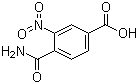 4-氨基甲酰基-3-硝基苯甲酸分子结构 (CAS 87594-59-0)