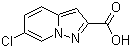 6-氯吡唑并[1,5-a]吡啶-2-甲酸分子结构 (CAS 876379-75-8)