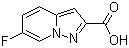6-氟吡唑并[1,5-a]吡啶-2-羧酸分子结构 (CAS 876379-76-9)