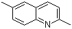 2,6-二甲基喹啉分子结构 (CAS 877-43-0)