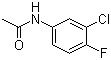 3'-氯-4'-氟乙酰苯胺分子结构 (CAS 877-90-7)