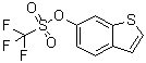 苯并[b]噻吩-6-基三氟甲烷磺酸酯分子结构 (CAS 877264-48-7)