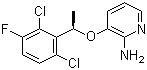 3-[[(1R)-1-(2,6-二氯-3-氟苯基)乙基]氧基]吡啶-2-胺分子结构 (CAS 877397-71-2)