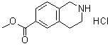 Methyl 1,2,3,4-tetrahydro-6-isoquinolinecarboxylate hydrochloride molecular structure (CAS 877861-62-6)