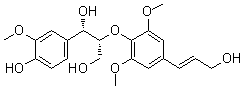 (1S,2R)-1-(4-羟基-3-甲氧基苯基)-2-[4-[(1E)-3-羟基-1-丙烯基]-2,6-二甲氧基苯氧基]-1,3-丙二醇分子结构 (CAS 877875-96-2)