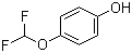 4-(二氟甲氧基)苯酚分子结构 (CAS 87789-47-7)