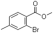 2-溴-4-甲基苯甲酸甲酯分子结构 (CAS 87808-49-9)