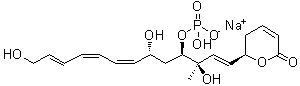 福司曲星钠分子结构 (CAS 87860-39-7)