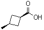 顺式-3-甲基环丁烷羧酸分子结构 (CAS 87863-08-9)