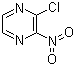 2-氯-3-硝基吡嗪分子结构 (CAS 87885-43-6)