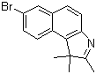 7-溴-1,1,2-三甲基-1H-苯并[e]吲哚分子结构 (CAS 879713-65-2)