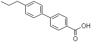 4'-丙基联苯-4-羧酸分子结构 (CAS 88038-94-2)