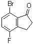 7-溴-4-氟-2,3-二氢-1H-茚-1-酮分子结构 (CAS 881189-73-7)