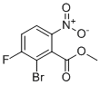 甲基2-溴-3-氟-6-硝基苯甲酸酯分子结构 (CAS 881415-29-8)