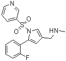 结构式 CAS# 881681-00-1, Vonoprazan