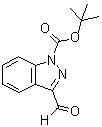 3-甲酰基-1H-吲唑-1-羧酸叔丁酯分子结构 (CAS 882188-88-7)