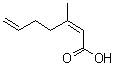 (Z)-3-甲基-2,6-庚二烯酸分子结构 (CAS 88227-04-7)