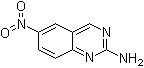 6-硝基喹唑啉-2-胺分子结构 (CAS 882670-94-2)