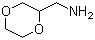1,4-二氧己环-2-甲胺分子结构 (CAS 88277-83-2)