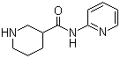 N-(吡啶-2-基)哌啶-3-甲酰胺分子结构 (CAS 883106-72-7)