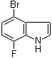4-Bromo-7-fluoroindole molecular structure (CAS 883500-66-1)